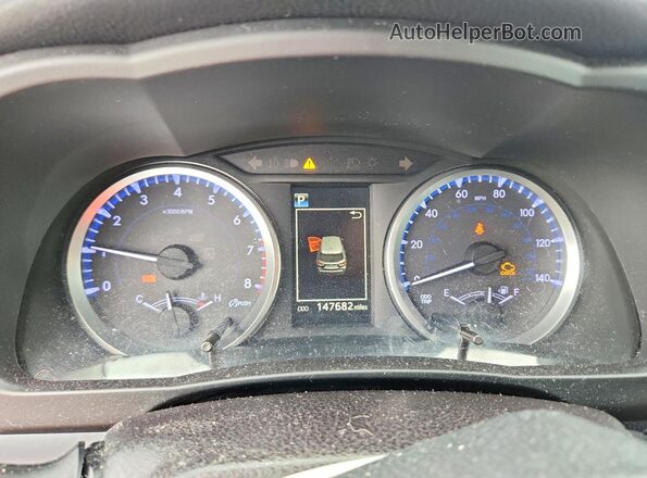 5TDBZRFH1JS838889 2018 TOYOTA HIGHLANDER Gray Widok zestawu wskaźników