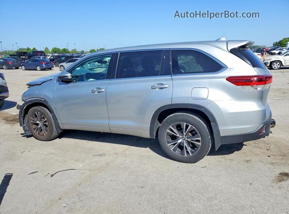 5TDBZRFH1JS849469 2018 TOYOTA HIGHLANDER Silver Rear left