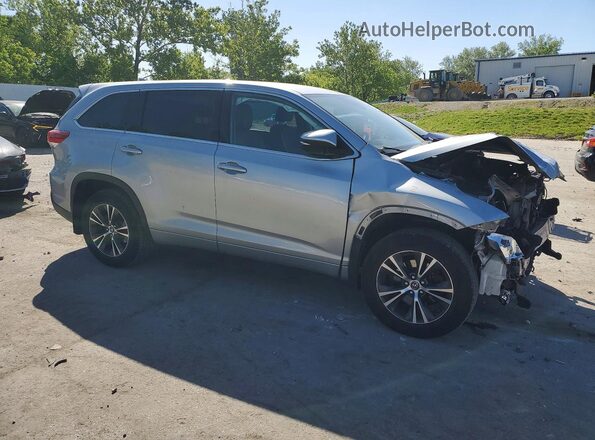 5TDBZRFH1JS849469 2018 TOYOTA HIGHLANDER Silver Front right