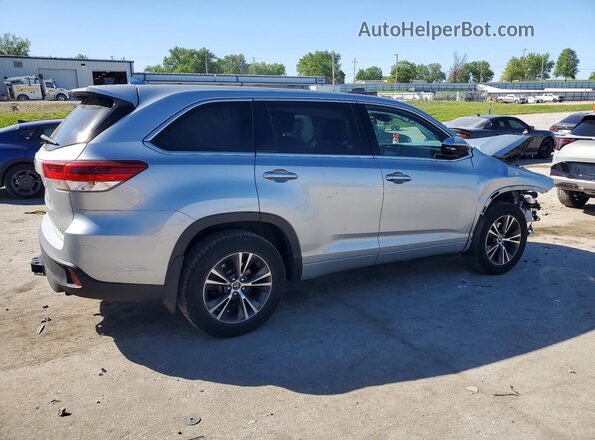 5TDBZRFH1JS849469 2018 TOYOTA HIGHLANDER Silver Rear right