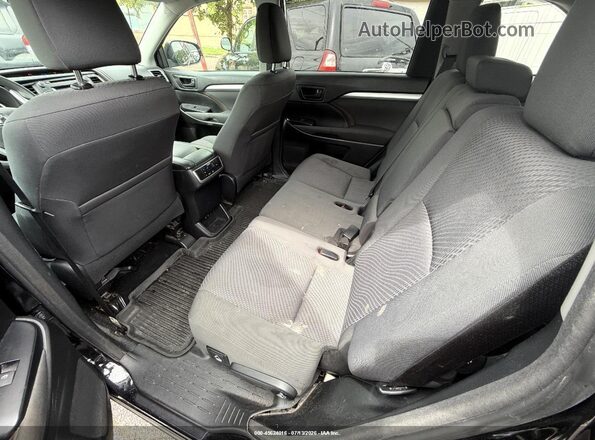 5TDBZRFH1JS883847 2018 TOYOTA HIGHLANDER Black Vista de la etiqueta del VIN