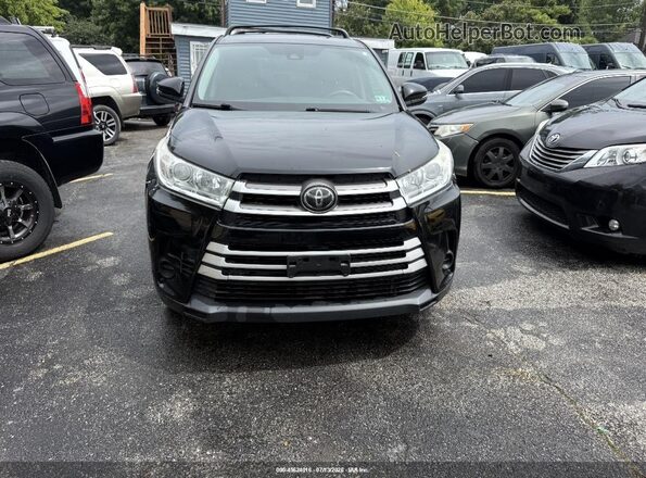 5TDBZRFH1JS883847 2018 TOYOTA HIGHLANDER Black Vista del salpicadero