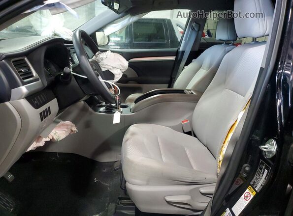 5TDBZRFH1JS886246 2018 TOYOTA HIGHLANDER Black Սալոնի դիմացի տեսք