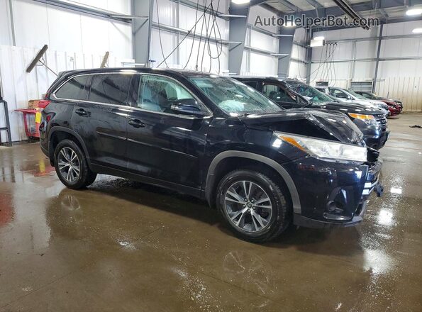 5TDBZRFH1JS886246 2018 TOYOTA HIGHLANDER Black Առջևի աջ