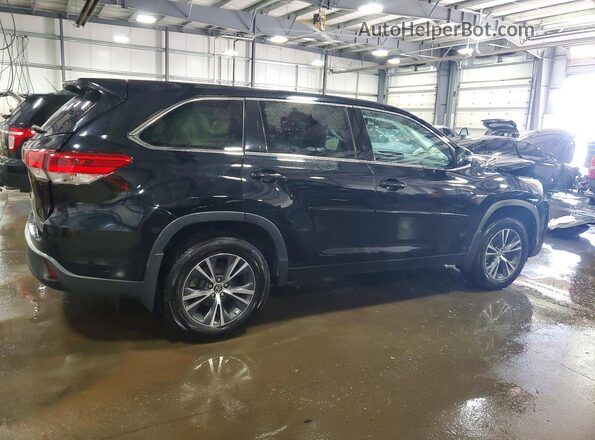 5TDBZRFH1JS886246 2018 TOYOTA HIGHLANDER Black Հետևի աջ