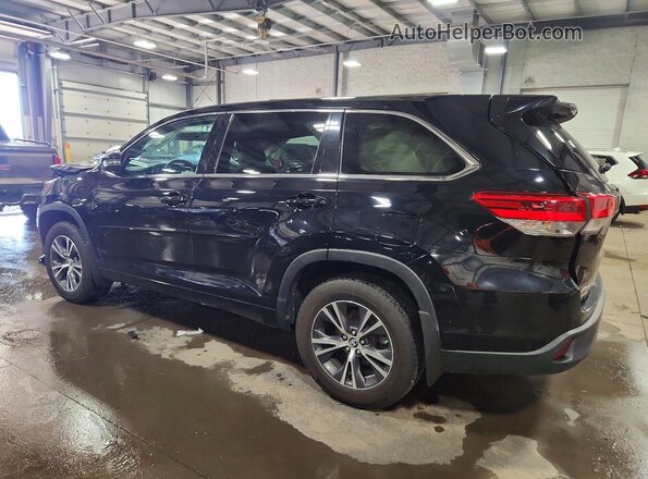 5TDBZRFH1JS886246 2018 TOYOTA HIGHLANDER Black Հետևի ձախ