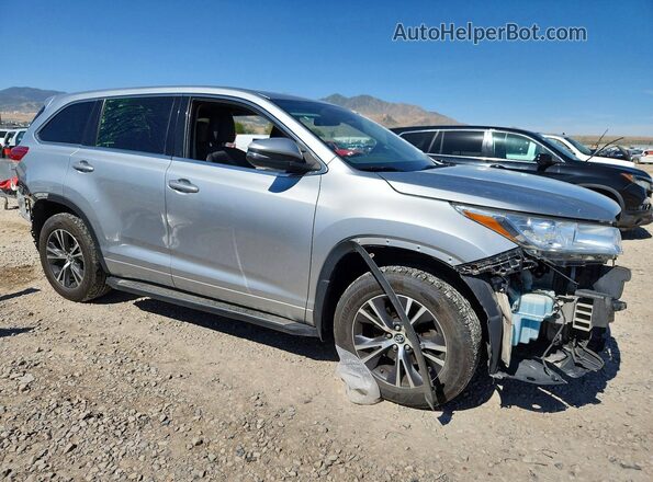 5TDBZRFH1JS906110 2018 TOYOTA HIGHLANDER Silver Front right