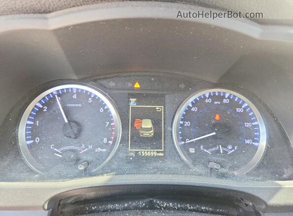 5TDBZRFH1JS906110 2018 TOYOTA HIGHLANDER Silver Instrument cluster view
