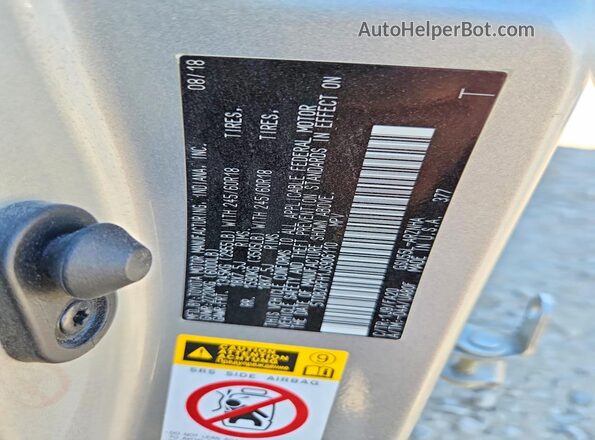 5TDBZRFH1JS906110 2018 TOYOTA HIGHLANDER Silver Engine compartment view
