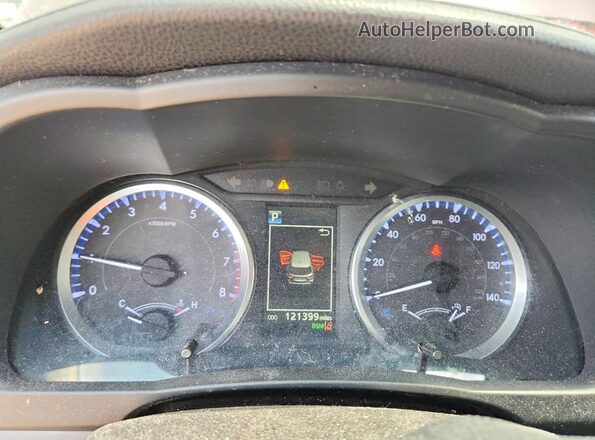 5TDBZRFH1KS731794 2019 TOYOTA HIGHLANDER Burgundy Սարքավորումների վահանակի տեսք