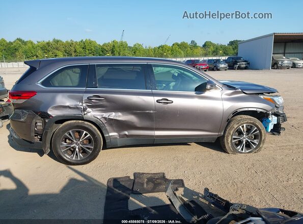 5TDBZRFH1KS744738 2019 TOYOTA HIGHLANDER Gray Vista interior de 360 grados