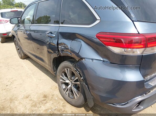 5TDBZRFH1KS992598 2019 TOYOTA HIGHLANDER Синий Вид спереди