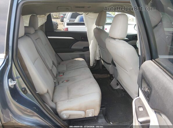 5TDBZRFH1KS992598 2019 TOYOTA HIGHLANDER Синий Вид наклейки с VIN-кодом