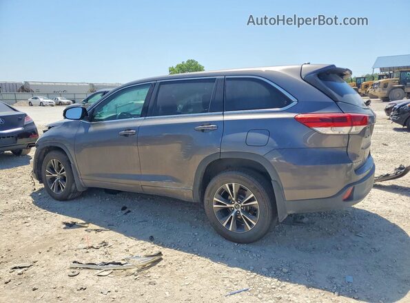 5TDBZRFH2HS357494 2017 TOYOTA HIGHLANDER Gray უკანა მარცხენა
