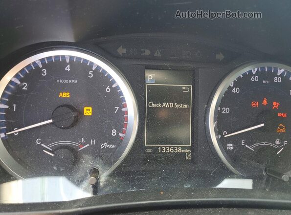 5TDBZRFH2HS357494 2017 TOYOTA HIGHLANDER Gray ხელსაწყოთა პანელის ხედი