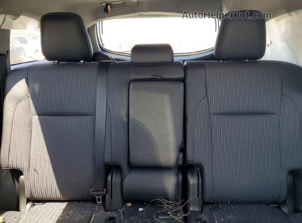 5TDBZRFH2HS357494 2017 TOYOTA HIGHLANDER Gray უკანა სავარძლების ხედი