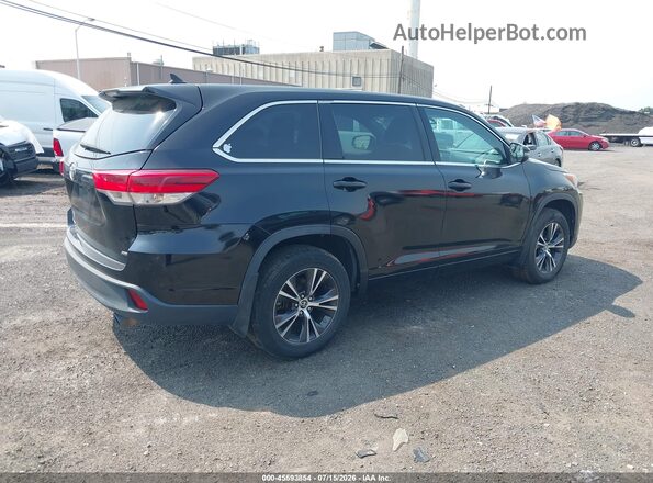 5TDBZRFH2JS825908 2018 TOYOTA HIGHLANDER Black უკანა მარჯვენა