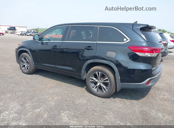 5TDBZRFH2JS825908 2018 TOYOTA HIGHLANDER Black უკანა მარცხენა