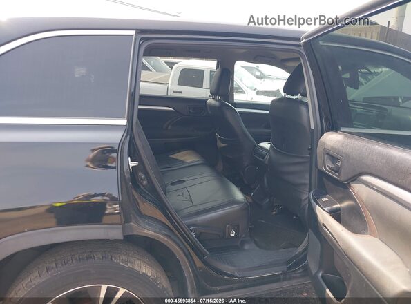 5TDBZRFH2JS825908 2018 TOYOTA HIGHLANDER Black VIN კოდის სტიკერის ხედი