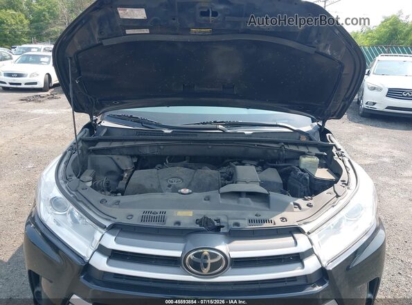 5TDBZRFH2JS825908 2018 TOYOTA HIGHLANDER Black უკანა ხედი
