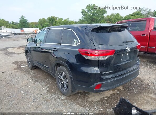 5TDBZRFH2JS864949 2018 TOYOTA HIGHLANDER Black Հետևի ձախ