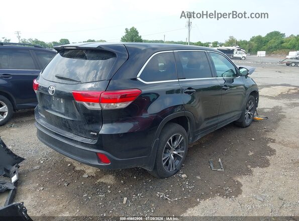5TDBZRFH2JS864949 2018 TOYOTA HIGHLANDER Black Հետևի աջ