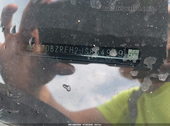 5TDBZRFH2JS864949 2018 TOYOTA HIGHLANDER Black Շարժիչի բաժամունքի տեսք