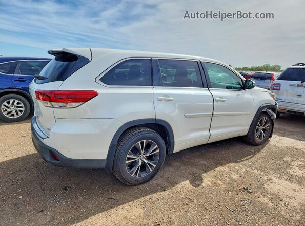 5TDBZRFH2JS900672 2018 TOYOTA HIGHLANDER White უკანა მარჯვენა