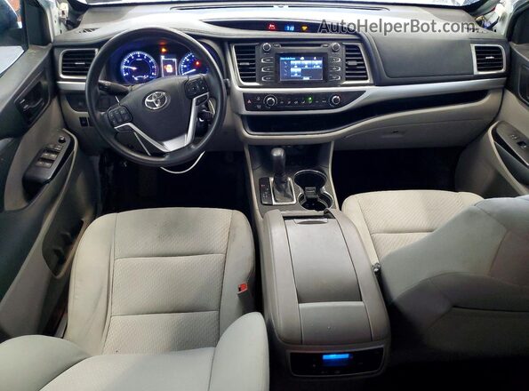 5TDBZRFH2KS951834 2019 TOYOTA HIGHLANDER Белый Вид панели приборов