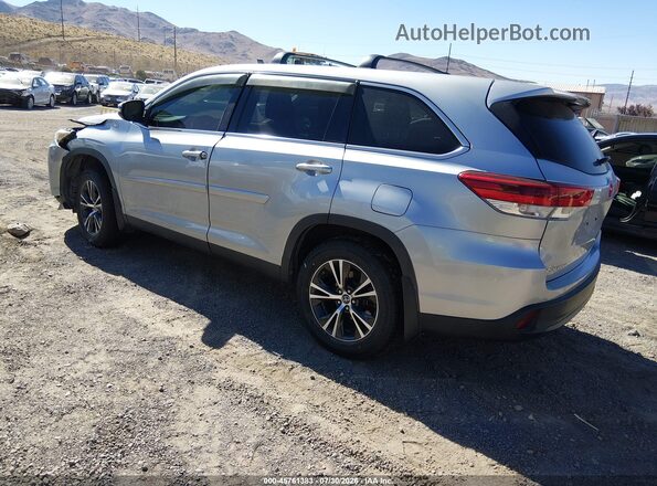 5TDBZRFH2KS973722 2019 TOYOTA HIGHLANDER Silver Trasero izquierdo