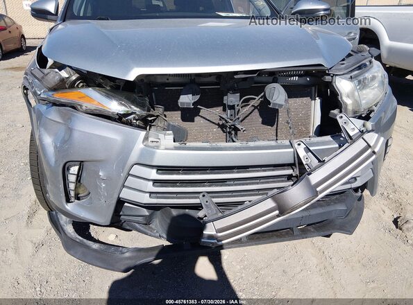 5TDBZRFH2KS973722 2019 TOYOTA HIGHLANDER Silver Vista frontal