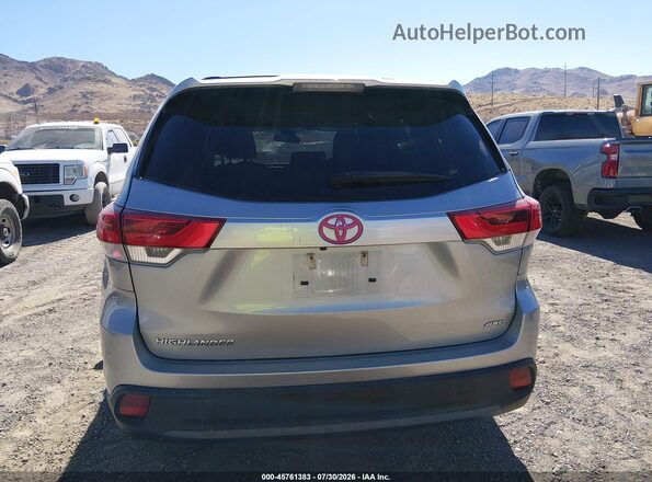 5TDBZRFH2KS973722 2019 TOYOTA HIGHLANDER Silver 