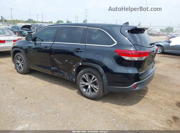 5TDBZRFH3HS427133 2017 TOYOTA HIGHLANDER Black Trasero izquierdo