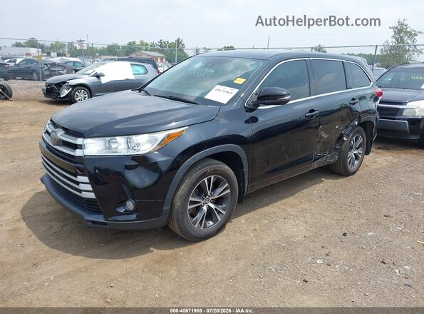 5TDBZRFH3HS427133 2017 TOYOTA HIGHLANDER Black Vista tres cuartos delantera izquierda