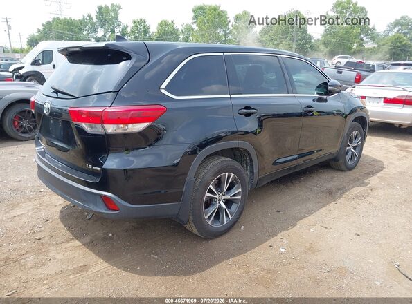 5TDBZRFH3HS427133 2017 TOYOTA HIGHLANDER Black Trasero derecho