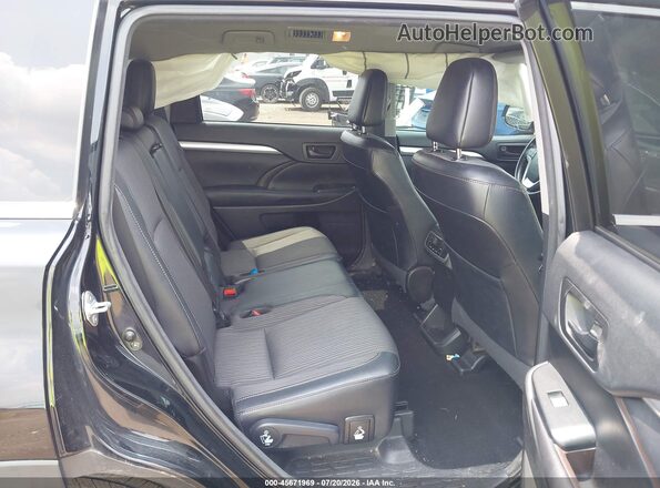 5TDBZRFH3HS427133 2017 TOYOTA HIGHLANDER Black Vista de la etiqueta del VIN