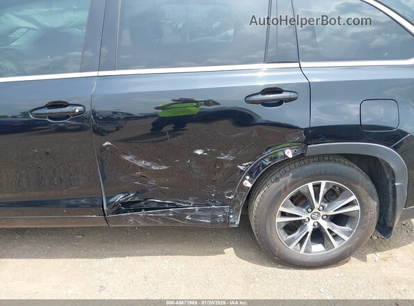 5TDBZRFH3HS427133 2017 TOYOTA HIGHLANDER Black Vista frontal