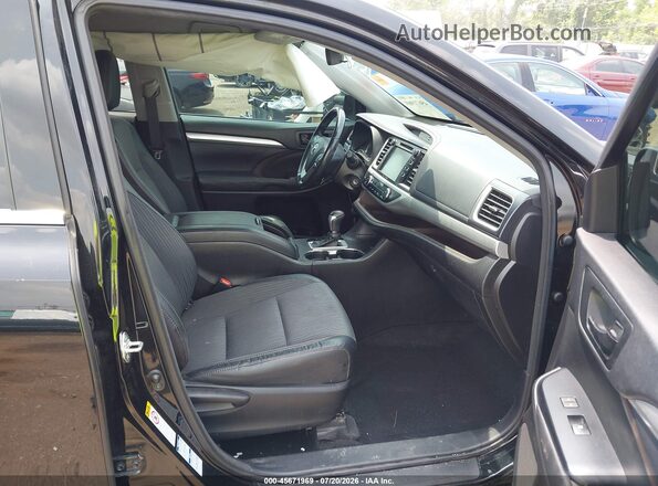5TDBZRFH3HS427133 2017 TOYOTA HIGHLANDER Black Vista interior delantera