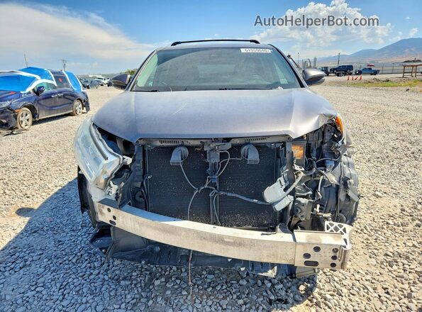 5TDBZRFH3JS499343 2018 TOYOTA HIGHLANDER Gray Դիմացի տեսք