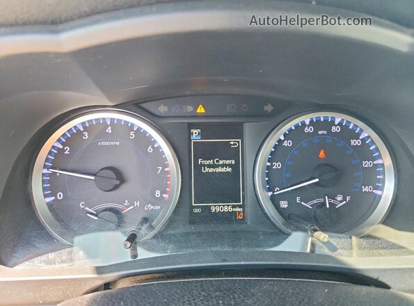 5TDBZRFH3JS499343 2018 TOYOTA HIGHLANDER Gray Սարքավորումների վահանակի տեսք