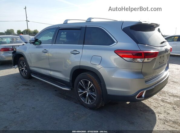 5TDBZRFH3KS701437 2019 TOYOTA HIGHLANDER Silver Rear left