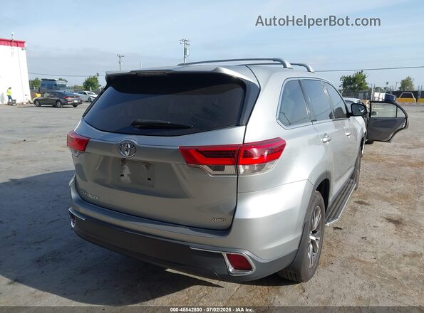 5TDBZRFH3KS701437 2019 TOYOTA HIGHLANDER Silver Rear right