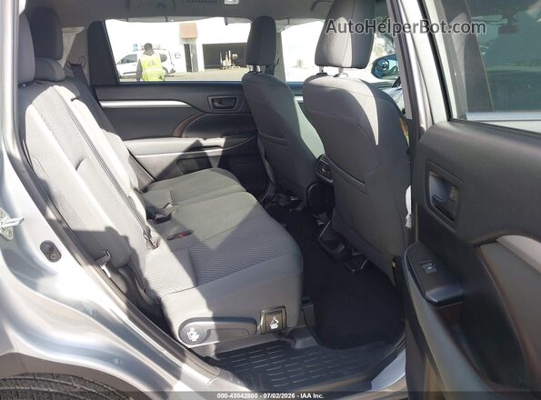 5TDBZRFH3KS701437 2019 TOYOTA HIGHLANDER Silver VIN sticker view