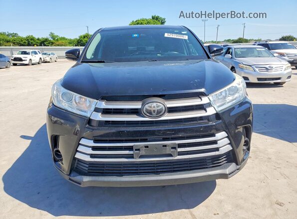 5TDBZRFH3KS948649 2019 TOYOTA HIGHLANDER Black Вид спереду
