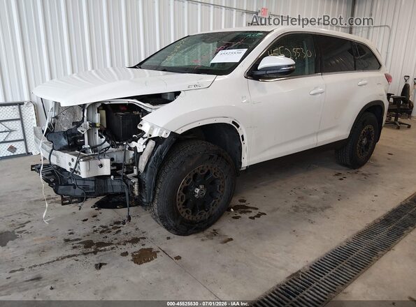 5TDBZRFH3KS969422 2019 TOYOTA HIGHLANDER White Przód lewy