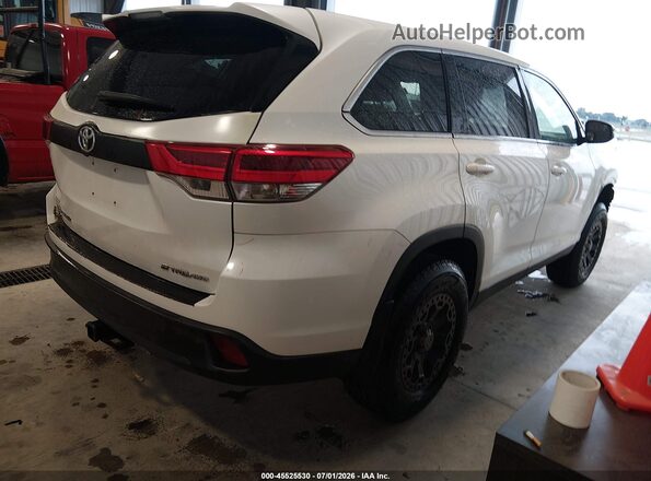 5TDBZRFH3KS969422 2019 TOYOTA HIGHLANDER White Tył prawy
