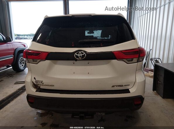 5TDBZRFH3KS969422 2019 TOYOTA HIGHLANDER White 