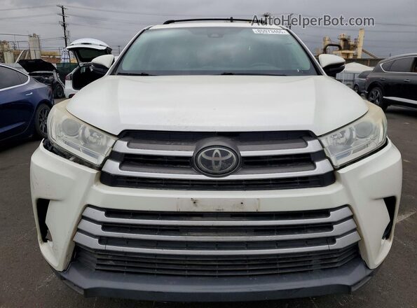 5TDBZRFH4JS844508 2018 TOYOTA HIGHLANDER White Front view