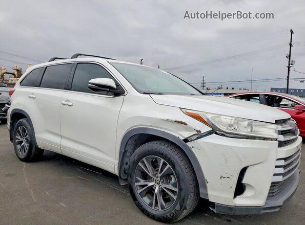 5TDBZRFH4JS844508 2018 TOYOTA HIGHLANDER White Front right