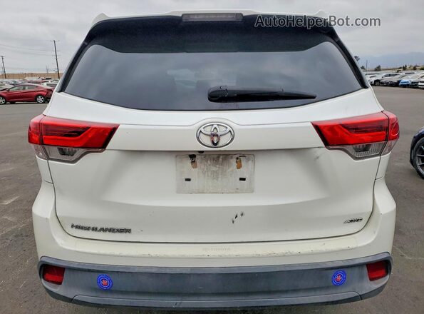5TDBZRFH4JS844508 2018 TOYOTA HIGHLANDER White Rear view